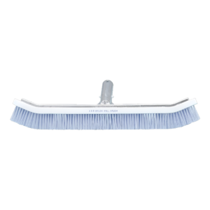A&B 3000 18" Deluxe Curved Wall Brush with Blue Nylon Bristles