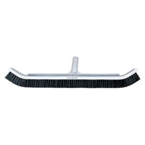 A&B 3022 24" Curved Aluminum Wall Brush With Nylon Bristles