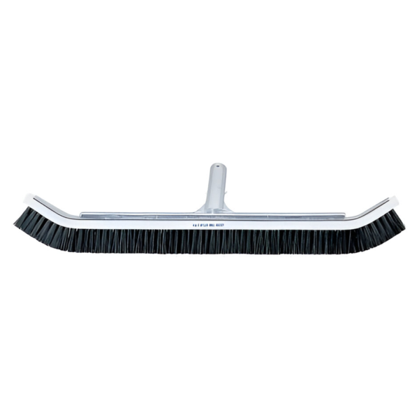 A&B 3022 24" Curved Aluminum Wall Brush With Nylon Bristles