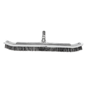 A&B 3024 24" Curved Combination Wall Brush with Nylon/Stainless Steel Bristles