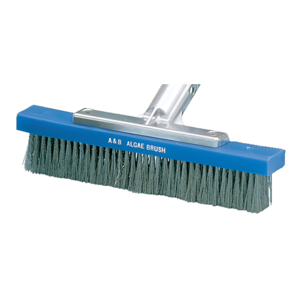 A&B 5010 9" Straight Stainless Steel Bristle Algae Brush