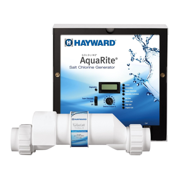 Hayward Aquarite smart salt system 15k gal