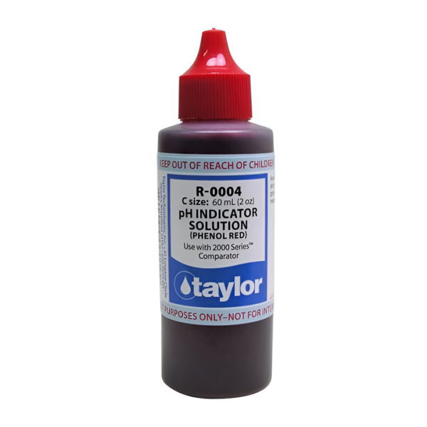 Taylor R-0004 pH Indicator Reagent, 2 Oz - Pool Test Kit Refill