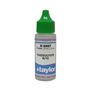 Taylor Technologies R-0007-C Thiosulfate No.7 N/10 2 OZ - Pool & Spa Test Kit Refill