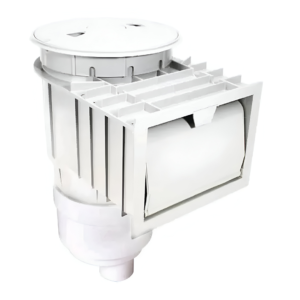 Waterway-540-6410-Renegade Gunite Skimmers 2-Port Round Lid 2" Socket White